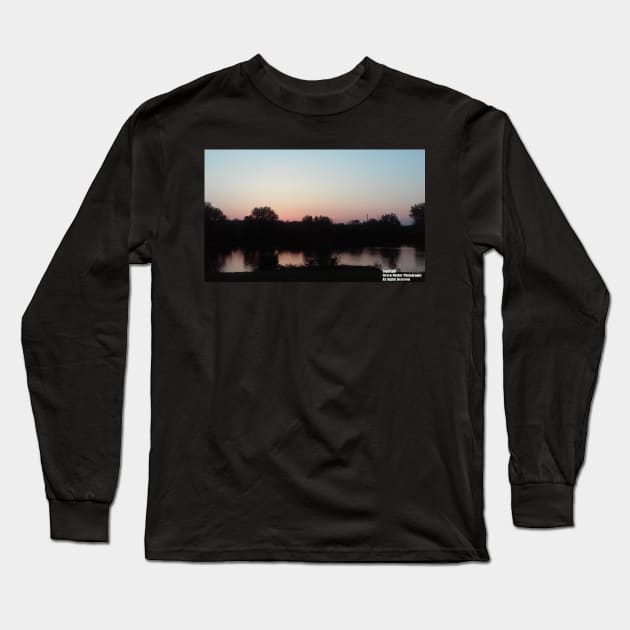 Lake Skyline Long Sleeve T-Shirt by DJTobyGaming